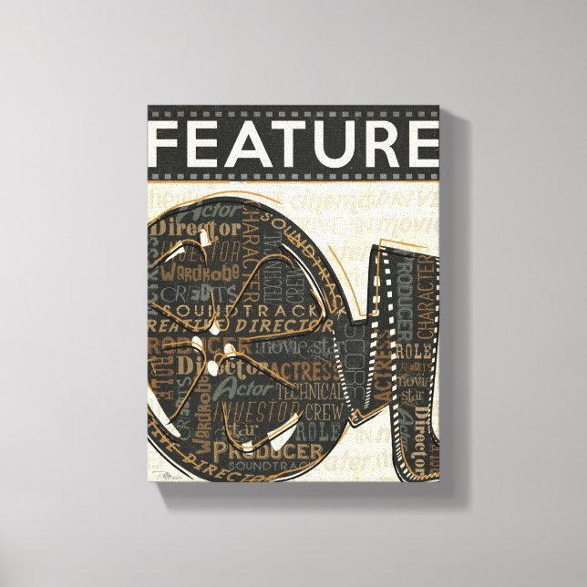 Toile bobine de film vintage (Recto)