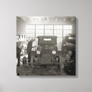 Toile Body Shop automatique, 1926. Photo vintage