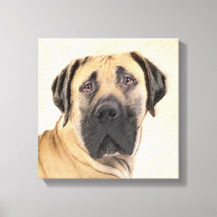 Toile Boerboel Peinture - Cute Original Chien Art