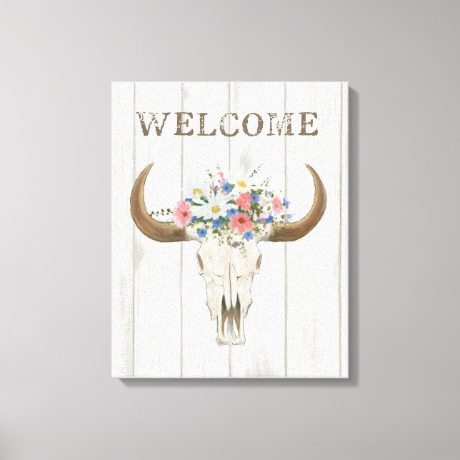 Toile Bohemian Rising II Bienvenue (Recto)