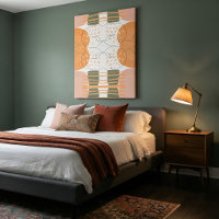 Boho Art Abstrait Organique Moderne Minimaliste
