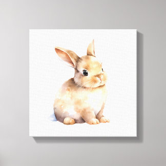 Toile Bois Créations Lapin Imprimer