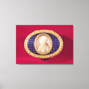Toile Boîte à nuffettes avec portrait miniature de Louis