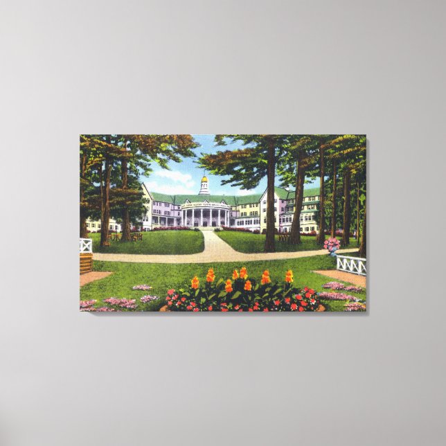 Toile Bolton Landing Vue extérieure de l'hôtel Sagamore (Recto)
