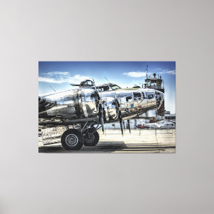 Toile Bombardier 2ème guerre mondiale classique b-17
