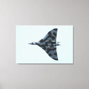 Toile Bombardier Vulcain en vol