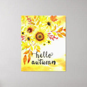 Toile Bonjour automne
