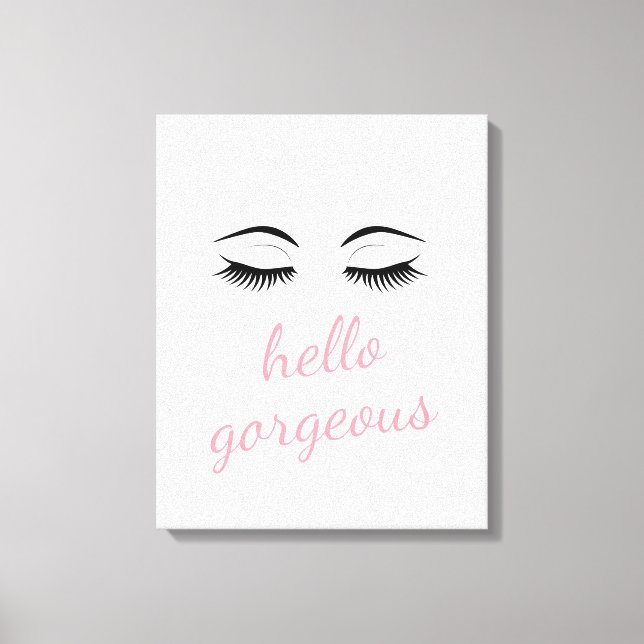 Toile Bonjour Gorgey & Joli Eyelashes Glamour (Recto)
