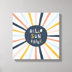 Toile Bonjour Sunshine