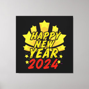 Toile Bonne année 2024 