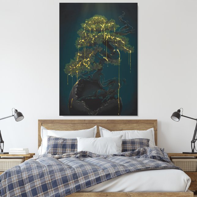 Toile Bonsaï d'or (Insitu(Chambre))