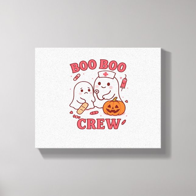 Toile Boo Boo Infirmière d'équipage Funny Halloween Infi (Recto)