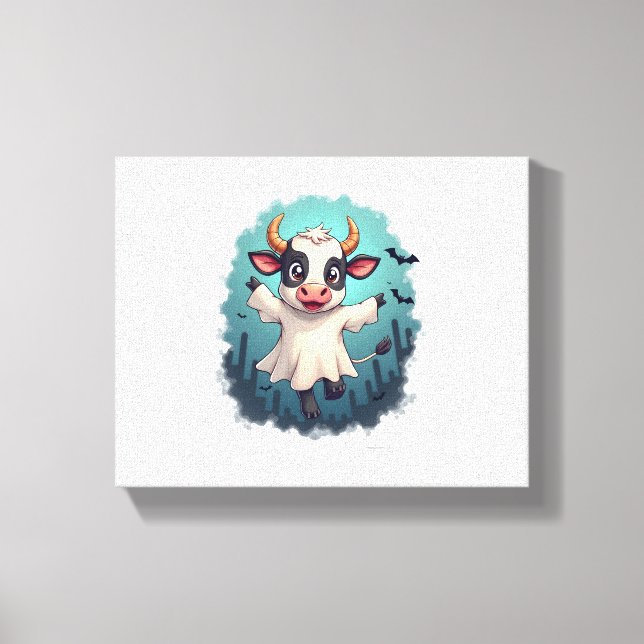 Toile Boo-levard Cow Ghost (Recto)