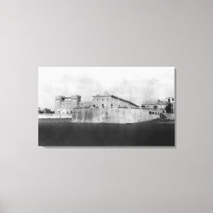 Toile Bord de la mer, hôtel de l'Orégon et revirement