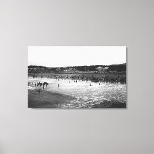 Toile Bord de la mer, Orégon baignant la scène de plag