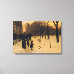 Toile Boston commun au crépuscule