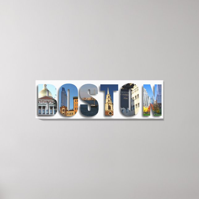 Toile Boston Massachusetts City Travel Fine Art Photos (Recto)