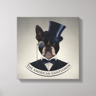 Toile Boston Terrier - The American Gentleman
