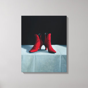 Toile Bottes rouges 1995