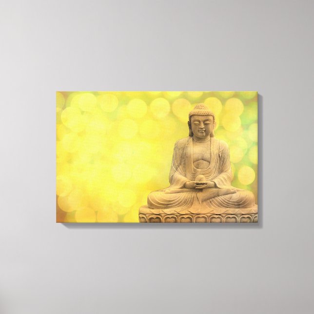 Toile bouddha (jaune) (Recto)