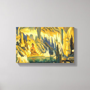 Toile Bouddha le gagnant (art bouddhiste) (par Roerich)