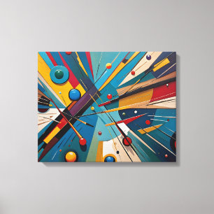 Toile Boules de nooker - Peinture à l'huile Abstraite co
