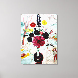 Toile Bouquet d'anniversaire, peinture d'art