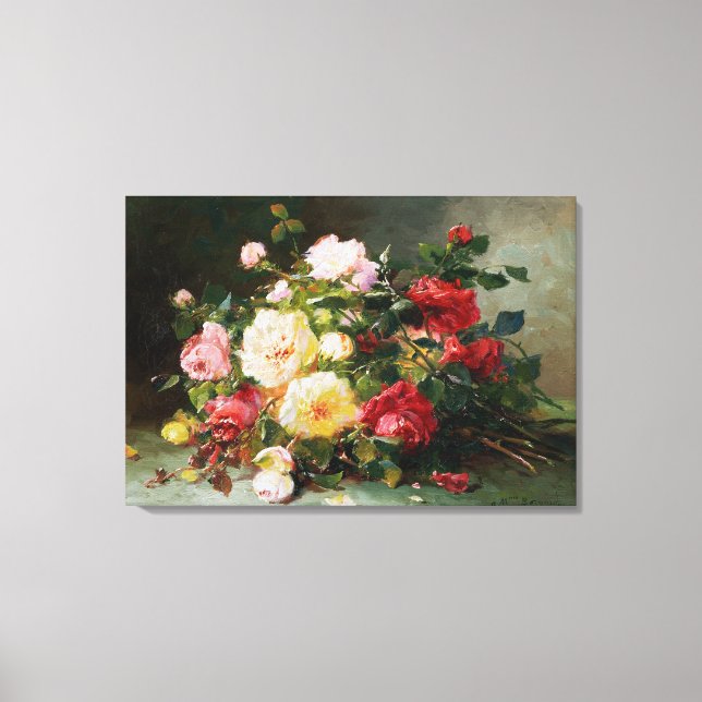 Toile Bouquet de Rose (Recto)