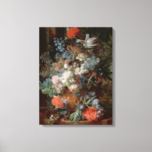 Toile Bouquet des fleurs dans un paysage