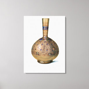 Toile Bouteille arabe, plat IX d'une aube de fin du
