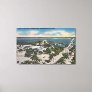 Toile Bradenton, la Floride - vue à travers la rivière