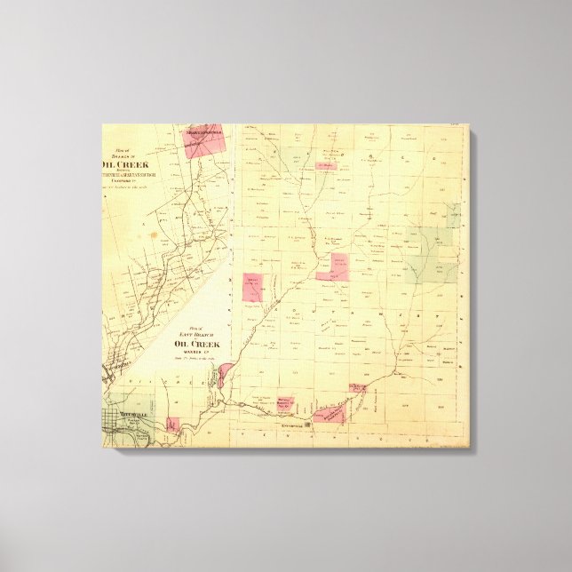 Toile Branches de Oil Creek (Recto)