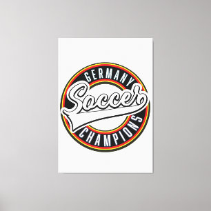 Toile Brésil Champions de Football Canvas Imprimer