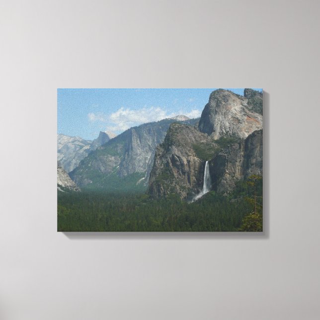 Toile Bridalveil Falls et Half Dome à Yosemite (Recto)