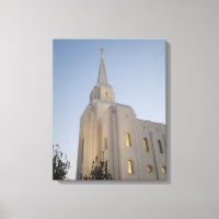 Brigham City Utah Temple #2 LDS Wall Art Canvas