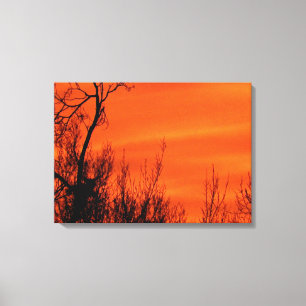 Toile Bright Kansas Early Morning Sunrise Photo