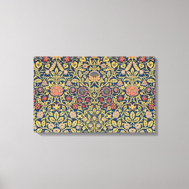 Toile Bright Violet and Columbine (par William Morris) (Recto)