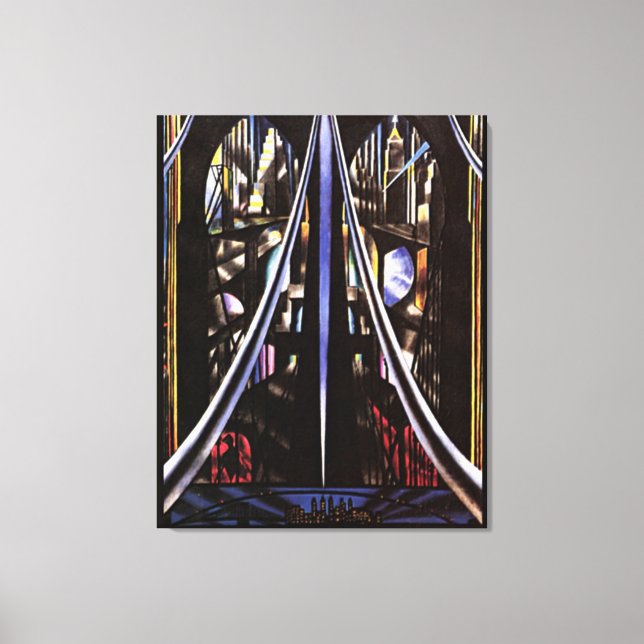 Toile Brooklyn Bridge, Variation sur un vieux thème (Recto)