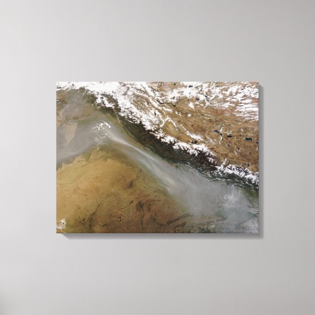 Toile Brouillard le long des monts Himalaya (Recto)