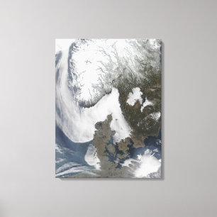 Toile Brouillard marin en Scandinavie