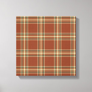 Toile Brown Tartan Enveloppée