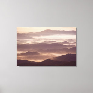 Toile Brume matinale dans le sud des Appalaches