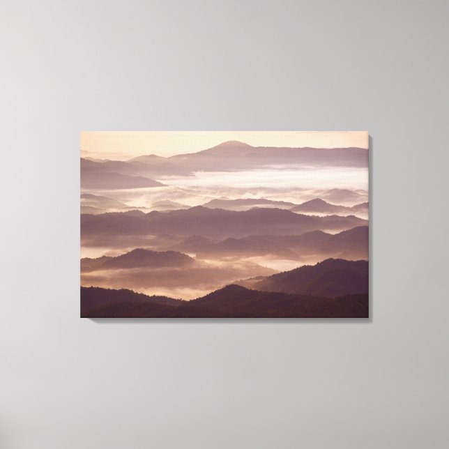 Toile Brume matinale dans le sud des Appalaches (Recto)