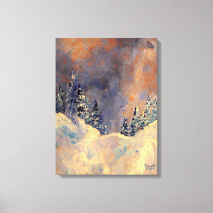 Toile Brume sur la crête 2009 de neige