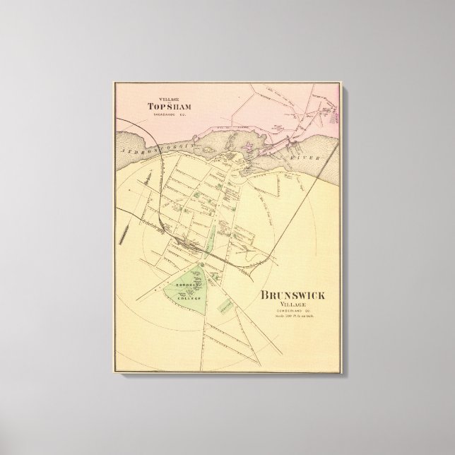 Toile Brunswick, Topsham (Recto)