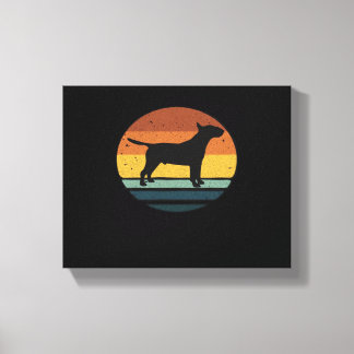 Toile Bull Terrier Retro Vintage Classic T-Shirt