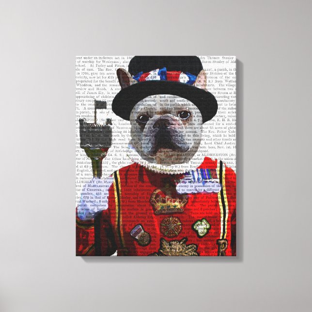 Toile Bulldog Beefeater (Recto)