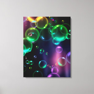 Toile Bulles audacieuses