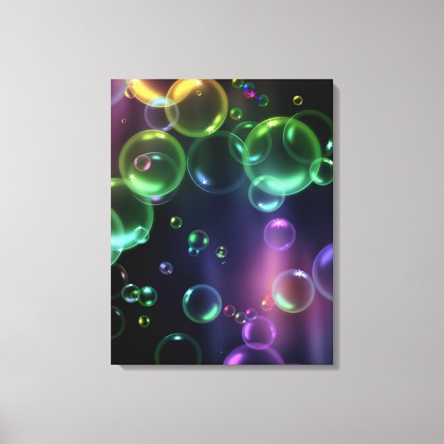 Toile Bulles audacieuses (Recto)