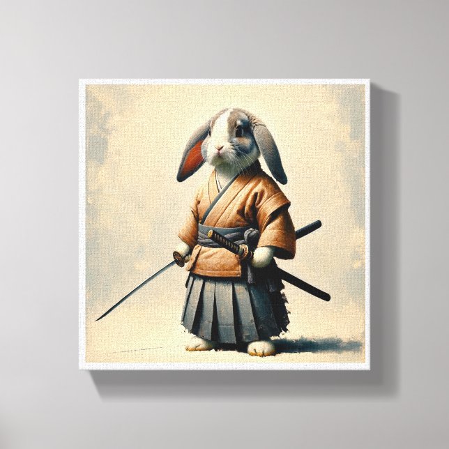 Toile Bunny Samurai (Recto)